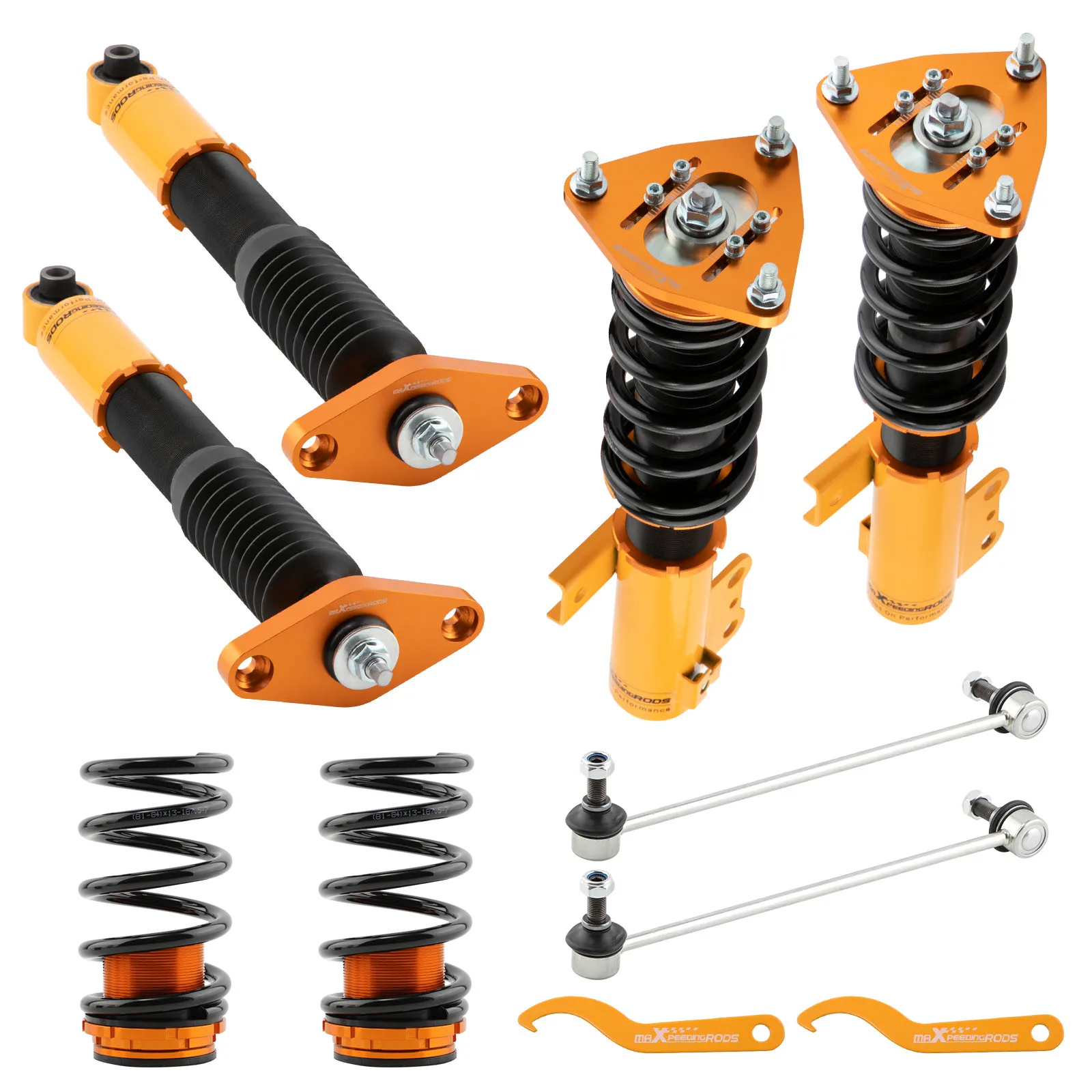 MaXpeedingrods Coilover Shocks Struts Adjustable Height For Hyundai Genesis Coupe 2-Door 2010-2016