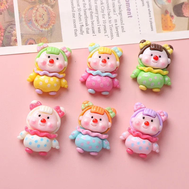 50pcs Kawaii Cartoon Girl Princess Flat Back Resin DIY Crafts Scrapbooking Cabochons Handmade Headwear Embellishment Accessories