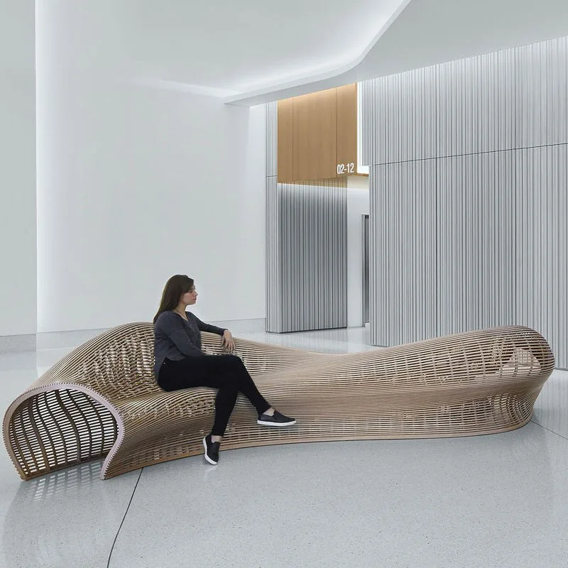 Cadeira de lazer com varanda no pátio nórdico