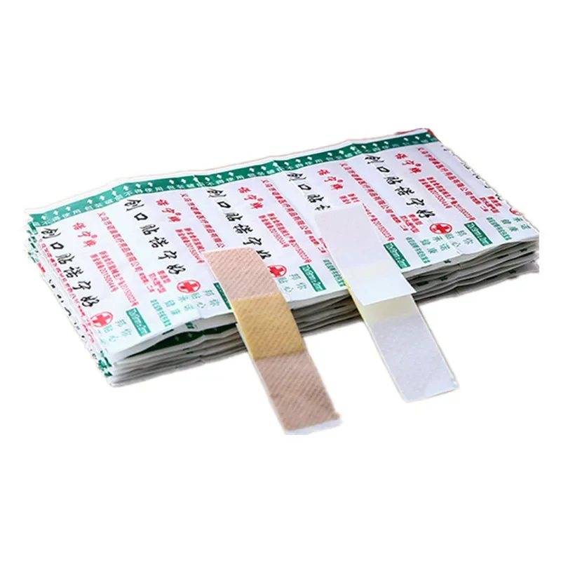 50pcs/lot Waterproof First Aid Adhesive Bandage Breathable First Aid Tape Wound Dressing Band Aid Sticking Plaster