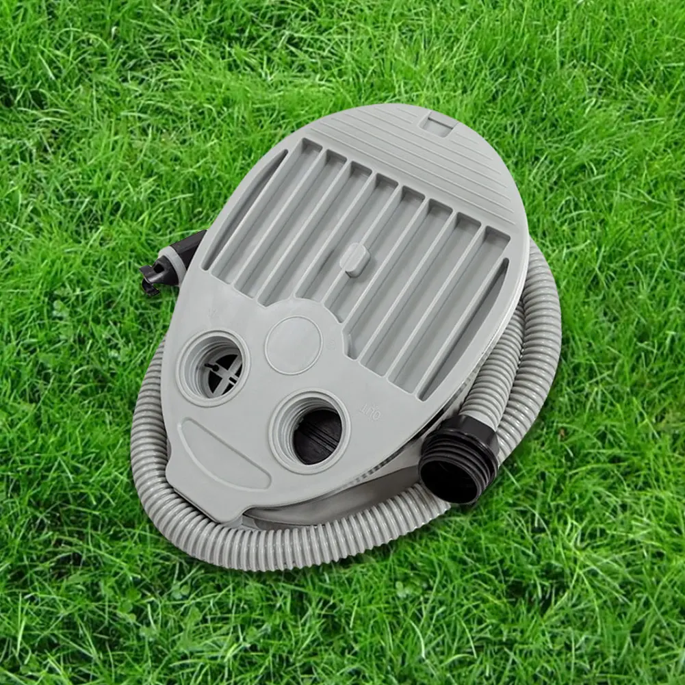 مضخة قدم قابلة للنفخ، منفاخ هواء، أسرة هوائية قابلة للنفخ، مرتبة، قارب، كاياك، لوح SUP، أريكة لعبة، مضخة قدم للقارب بفوهات 5 لتر #3