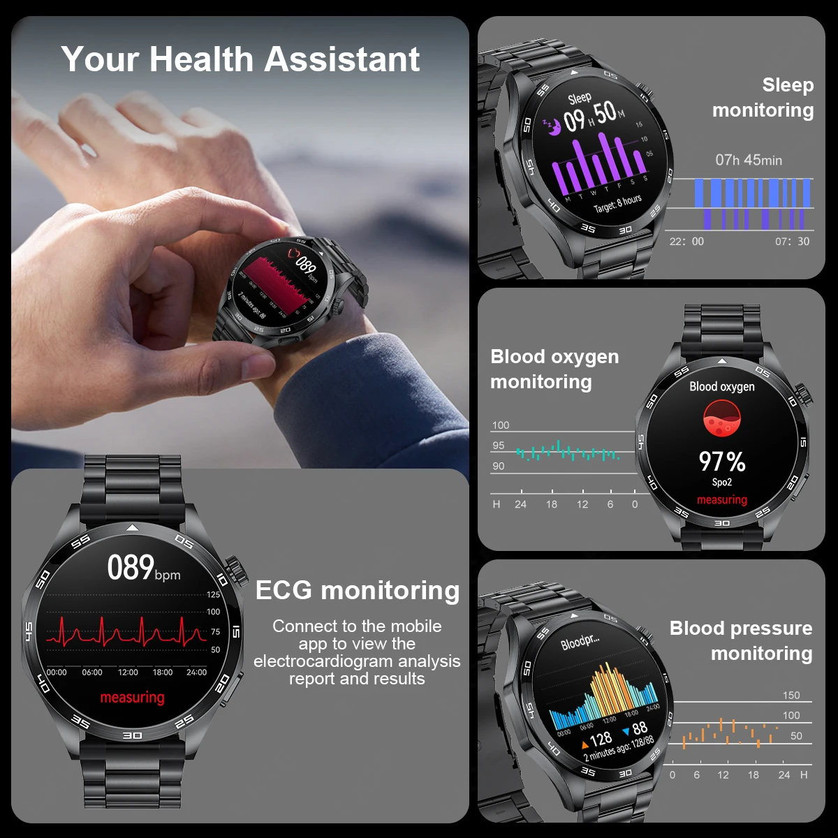 New ECG Health Smartwatch 2026 - Health Wellness Trends 2026 recensie en prijs