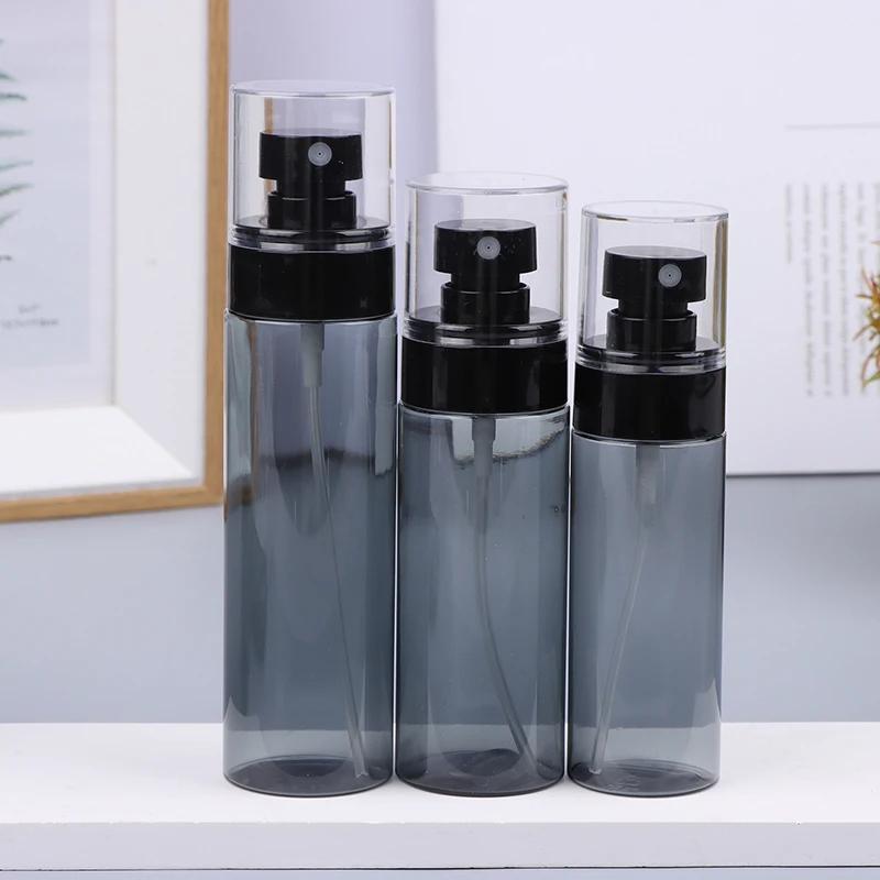 1Pc 30ml 60ml 80ml 100ml 120ml Spray Bottle With Clear Cover Fine Mist Sub-bottling Travel Portable Small Cosmetic Bottle