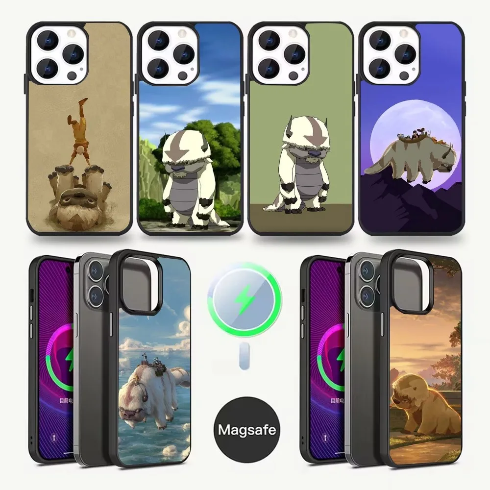 

A-Avatar Appa Yip Yip Phone Case For iPhone 16,15,14,13,12,11,Pro,Max,Plus,Mini,Magsafe,Magnetic Wireless Charging Case