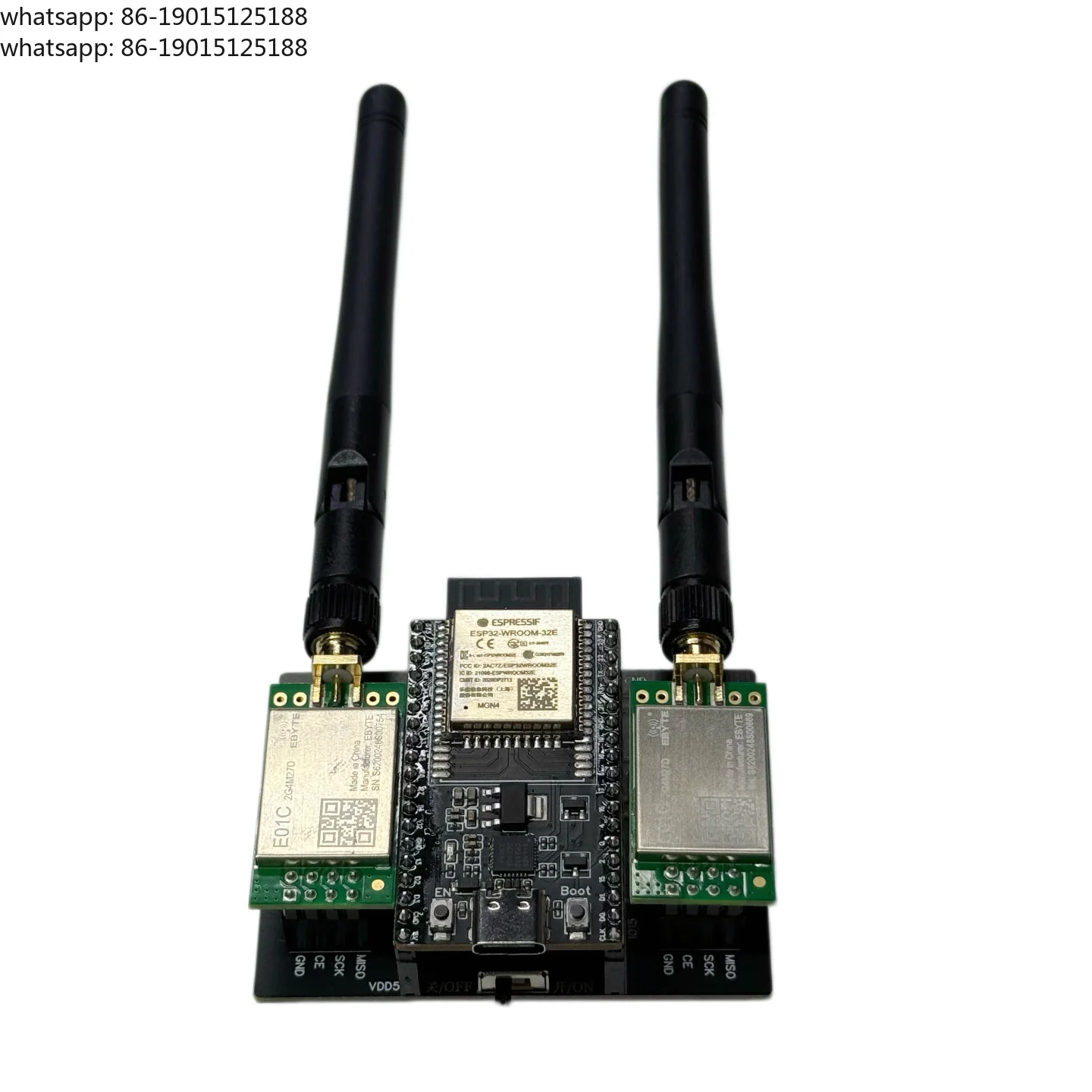 32-DevKitC NFC24L01 Bluetooth 2.4G Signal Amplifier EC01  Powered By 5V2A Test Equipment Module for IoT Projects