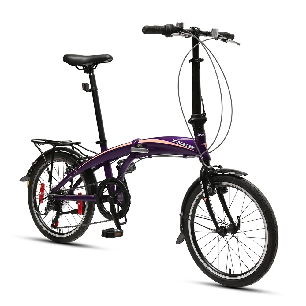 

TXED 20 Inch Alloy Folding Bike 7 Speed Foldable Bicycle