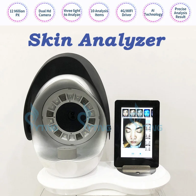 3D Facial Skin Analyzer Machine Magic Mirror Skin Tester Facial Analyzer