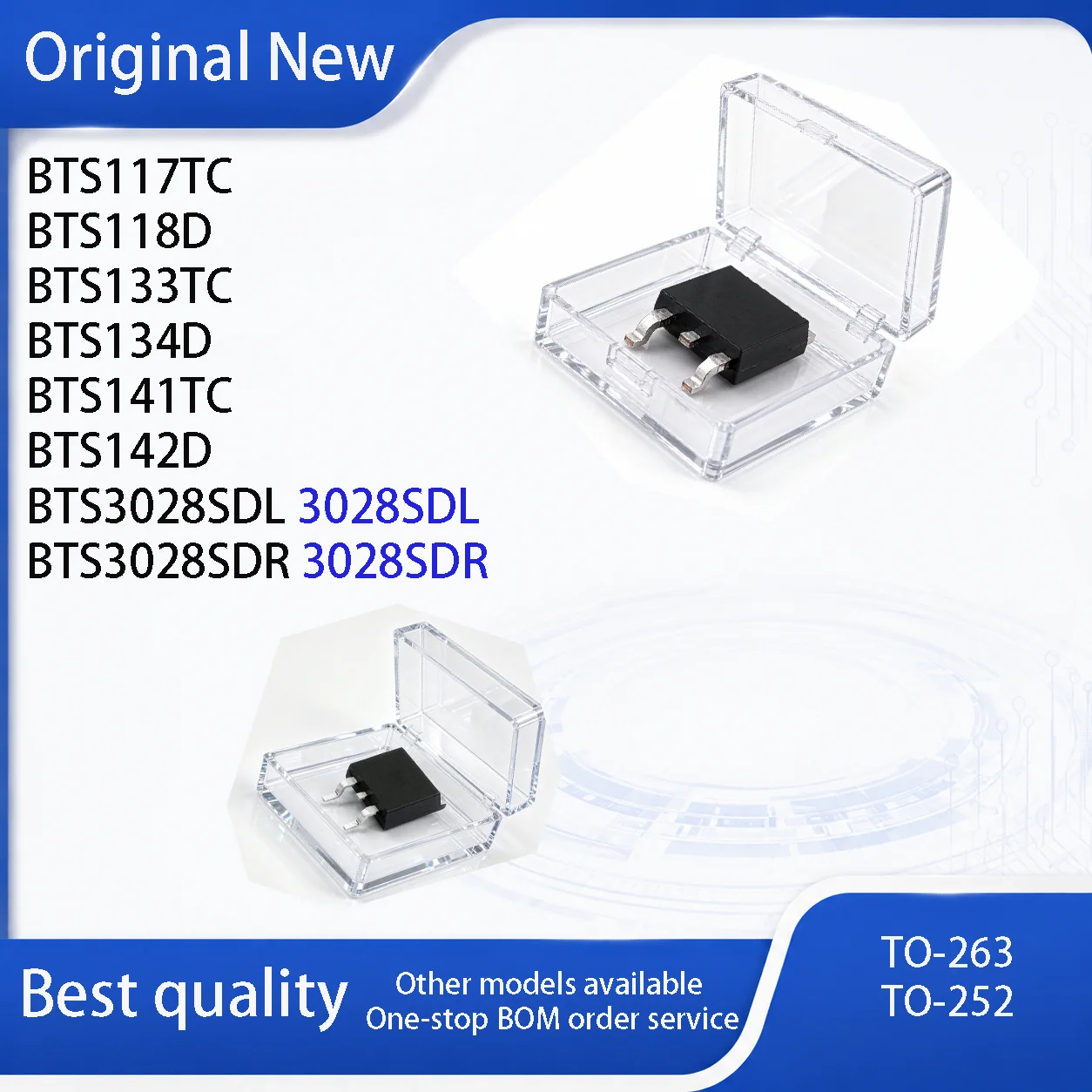 (5-30 PCS) BTS117TC BTS118D BTS133TC BTS134D BTS141TC BTS142D BTS3028SDL 3028SDL BTS3028SDR 3028SDR IC CHIP