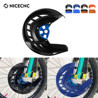 NICECNC For Husqvarna TE 300 TE 250 2017-2025 Front Brake Disc Guard Protector FE 350 FE 450 FE 501 TC 250 TX 300 FC FX 350 450