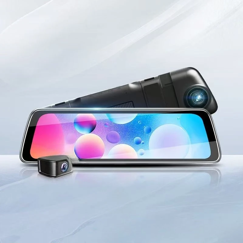 

E3 intelligent streaming rearview mirror front and rear dual recording 2K driving recorder parking monitoring