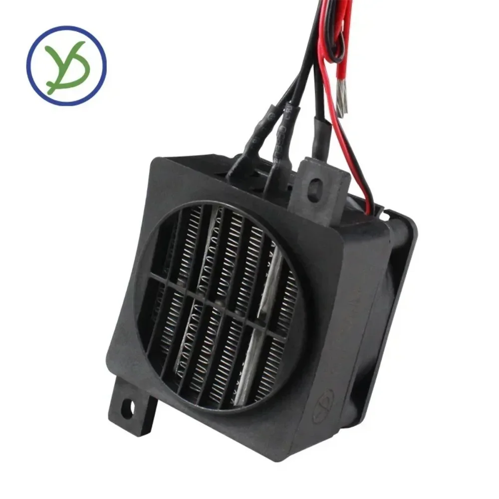 Imagem -04 - Ptc Air Heater Fan Element Termostato Constante Termistor Sensor de Aquecimento Elétrico Incubadora 12v 24v 220v 875x60x4 mm 52 mm