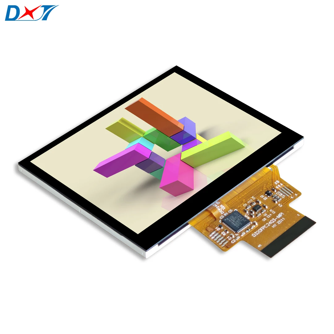 3.2-inch touch display module, 3.2-inch TFT LCD, MIPI interface, 1024×768 resolution, touch driver GT967.