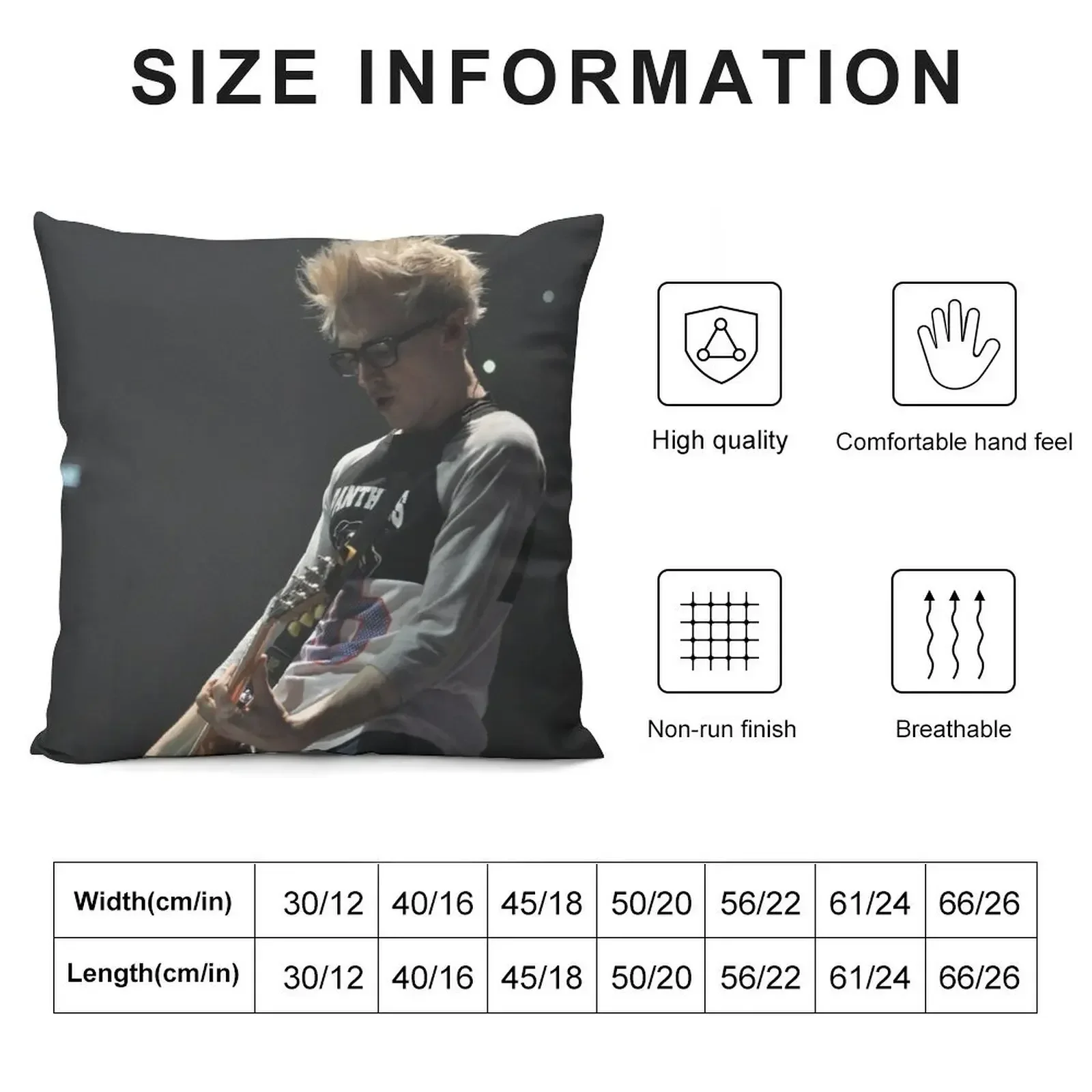 Tom Fletcher - McFly Throw Pillow Sofa Cushions Cover Decorative Cover For Living Room pillow