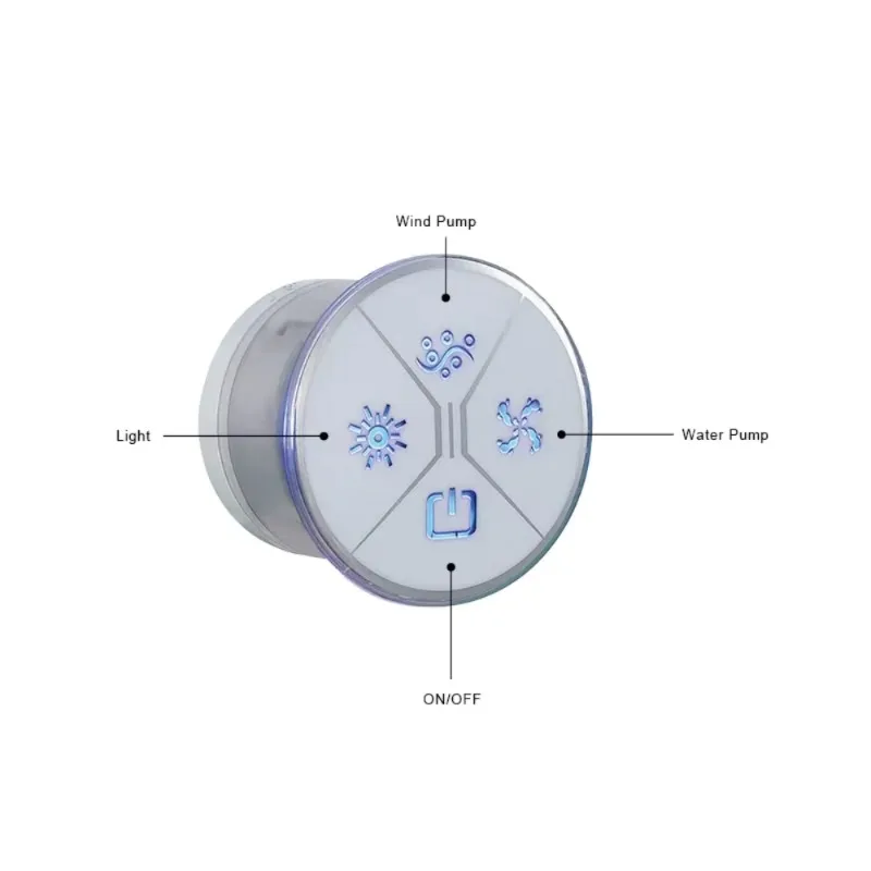 

Massage Bathtub Control Board W-04 Multifunctional Bathtub Control Panel Intelligent Acrylic Bathtub Control System Display Pump