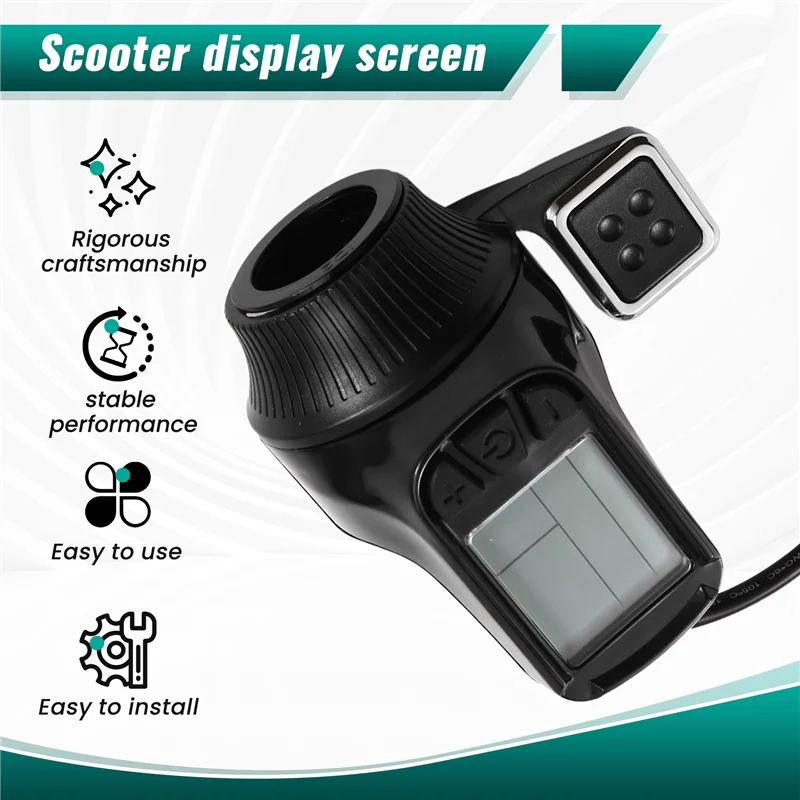 

RTENTE-48V LCD Display Throttle For INOKIM OX Eco Electric Scooter Dashboard Accelerator Spare Parts Accessories