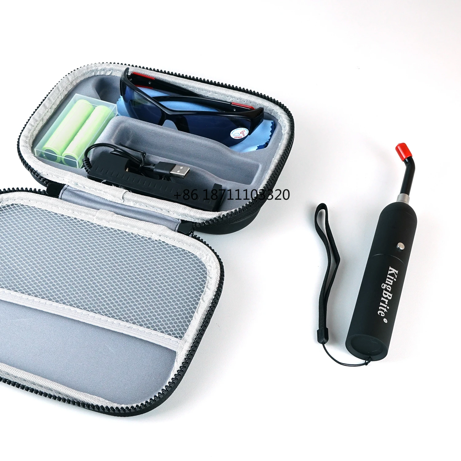 

Professional Mini Phototherapy Device 660/810/850/940/1060nm 5 Wavelength Near Infrared Lamp Physiotherapy Torch