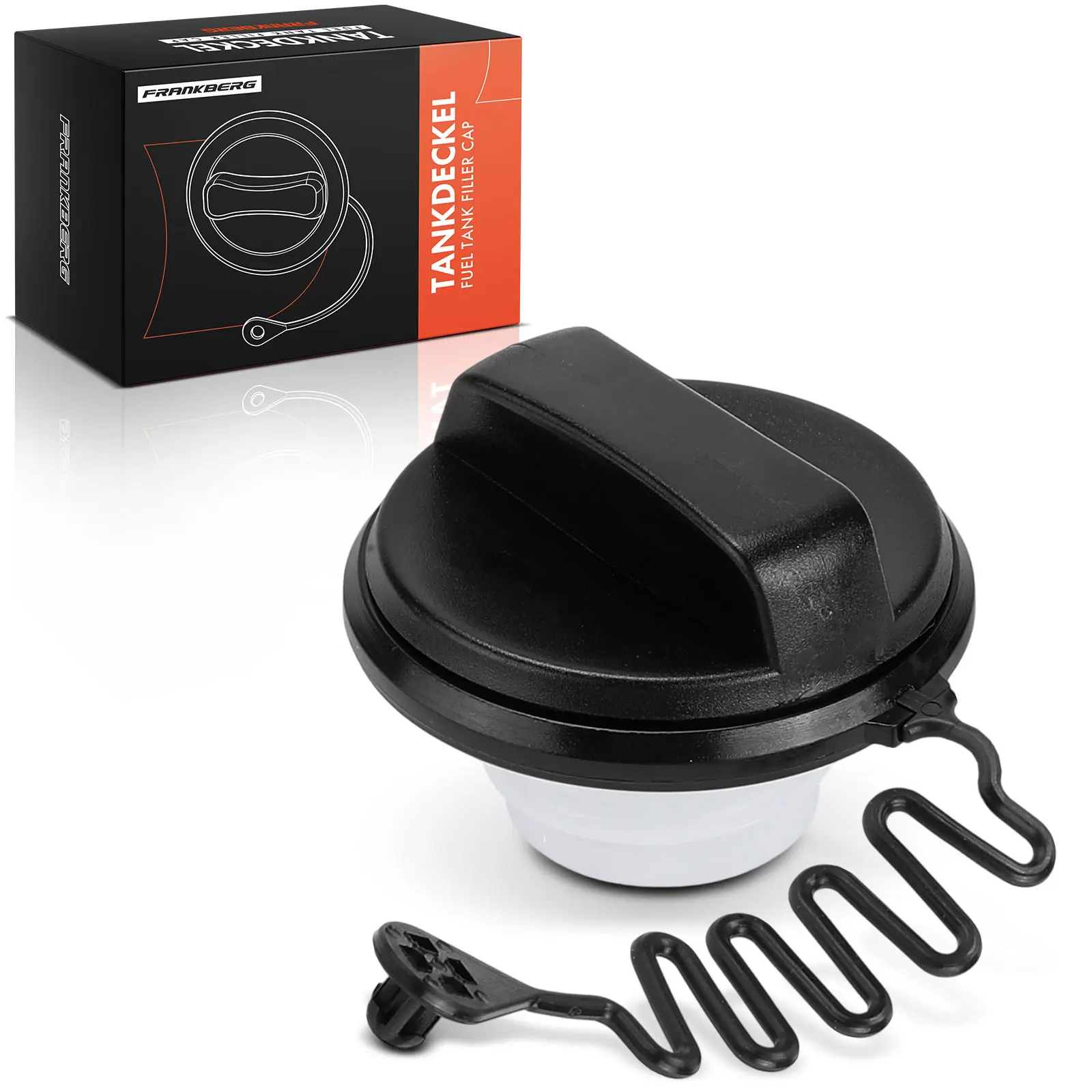 Frankberg 1x Tankdop voor Ford Fiesta IV JA JB JD JH Fiesta VI CB1 Fusion 68013500AA 1351623 7S619030CB