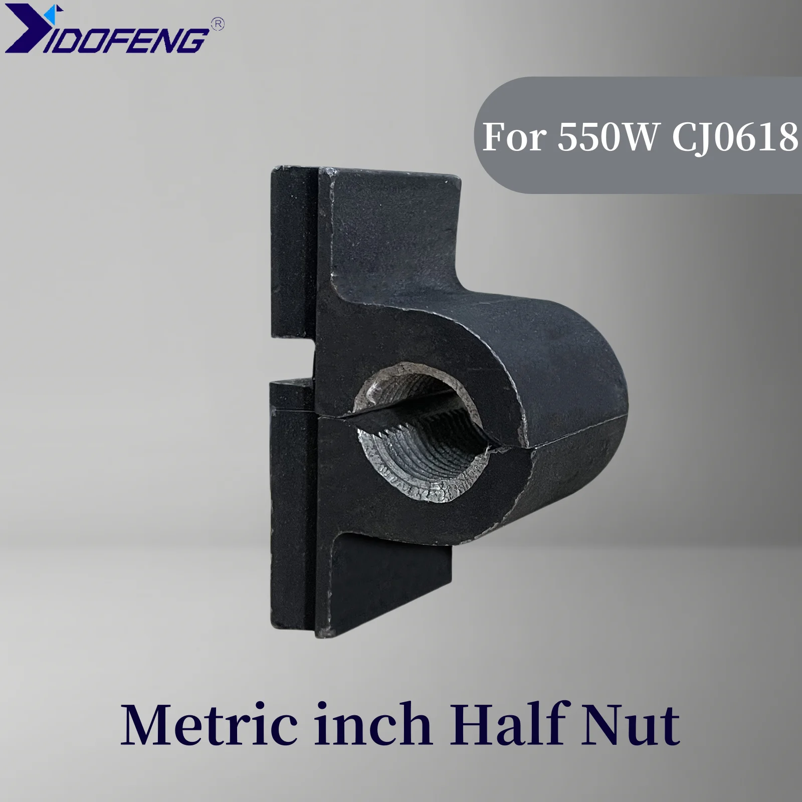 

1pc Metric&Inch Half Nut Split Nut For 550W CJ 0618 Lathe Feed Screw Nut Mini Lathe Accessories