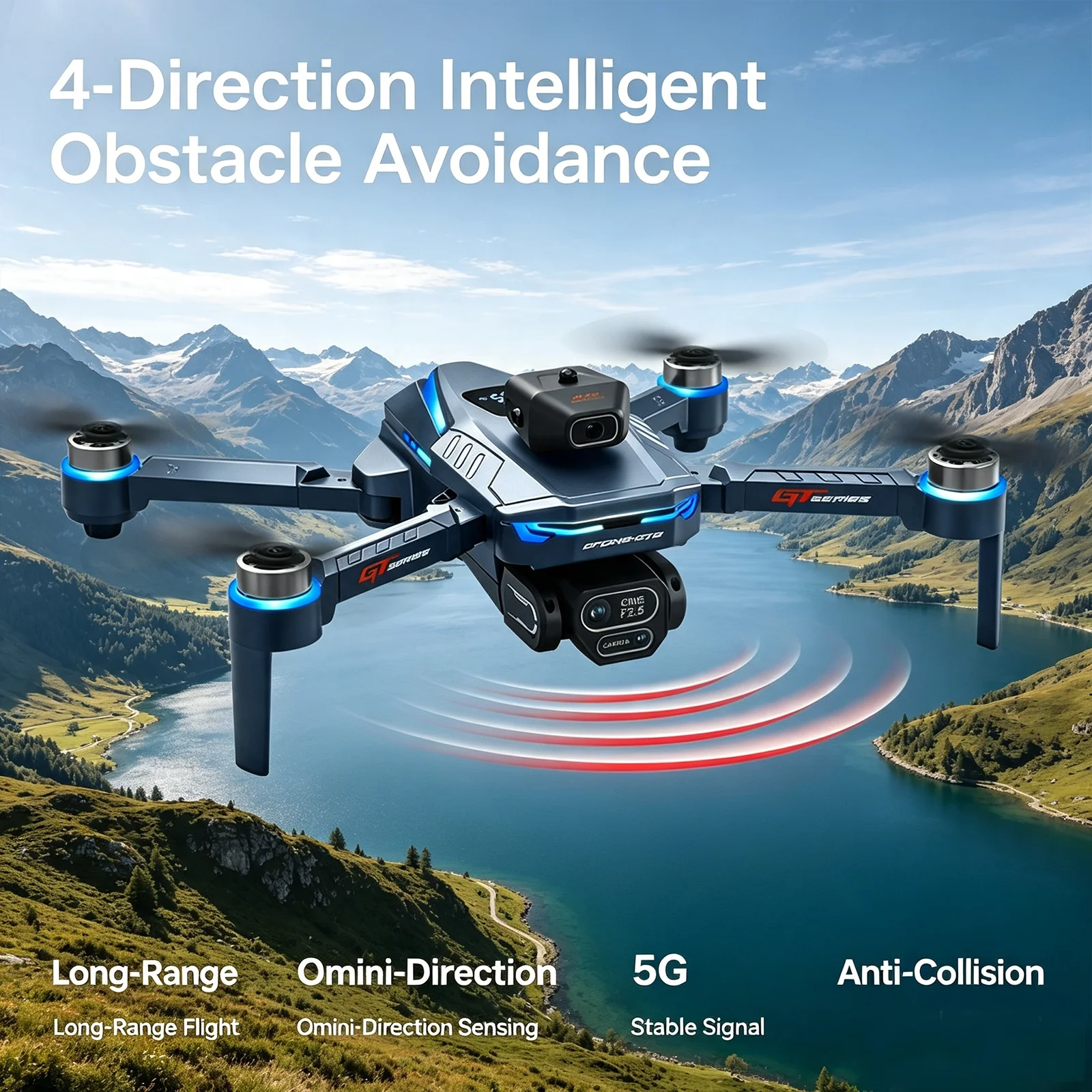 Yeni GT8 4.3 inç Ekranlı RC Dr - Drone Gt8 Rc incelemesi ve fiyatı