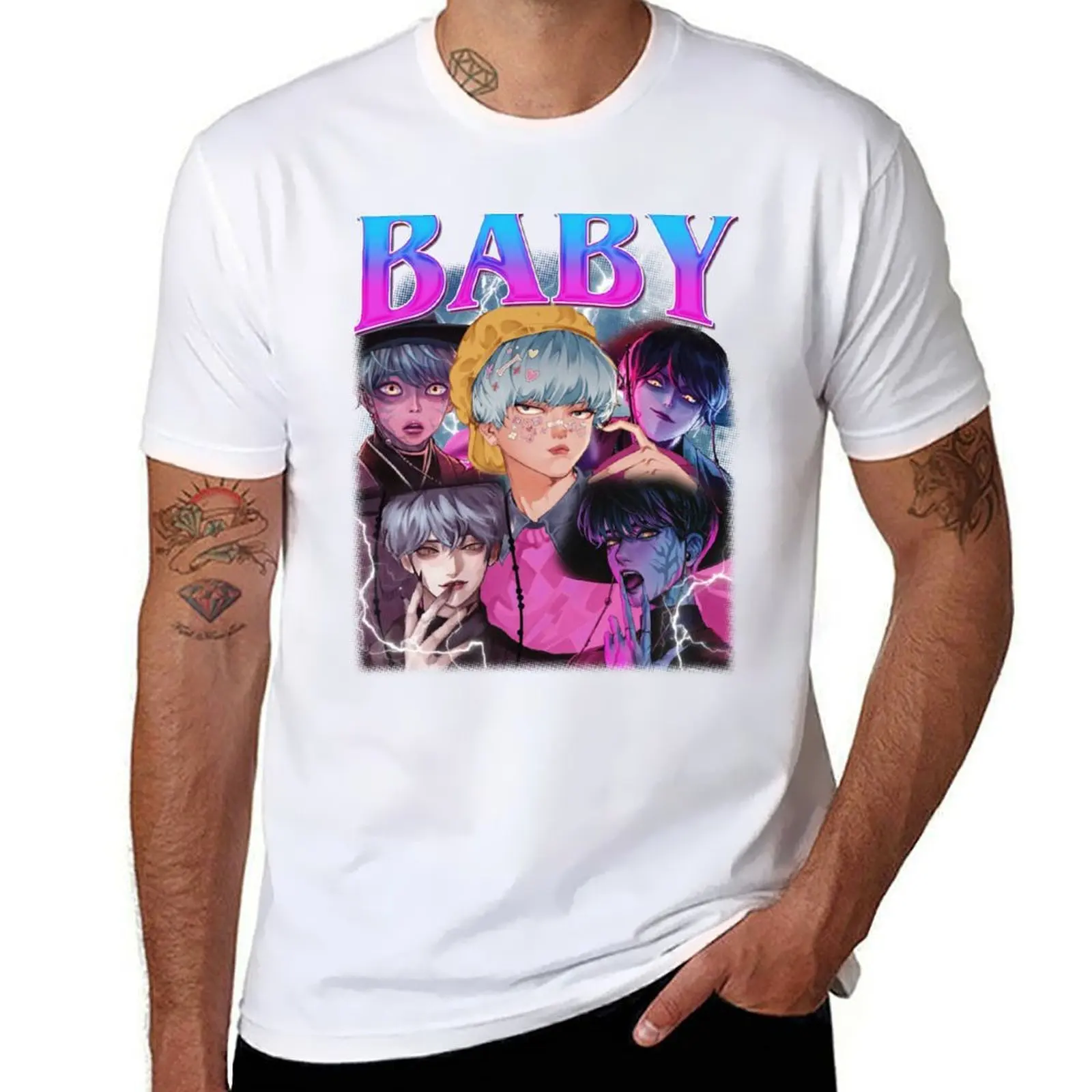 

Kpop Demon Hunters BABY Saja Boys T-Shirt t shirts for man graphic vintage man t shirt designer T-Shirt