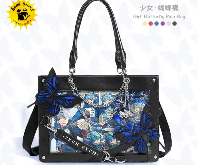 Women Bags Japanese Style Itabag Large Capacity Square Handbag Kawaii Shoulder Bag For 18-25 Year Old Girl Anime Fan 2023 Trend