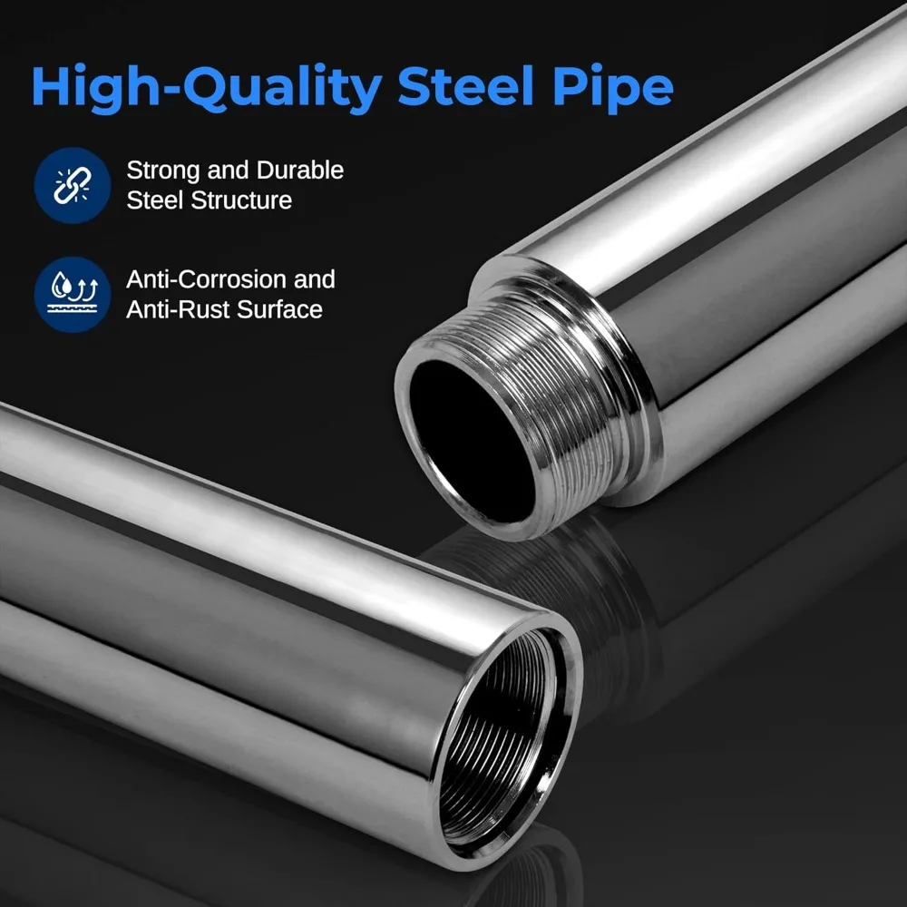 عمود رقص دوار محمول 45 مم للمنزل وصالة الألعاب الرياضية والحفلات والحانة واللياقة البدنية من الفولاذ المقاوم للصدأ #5