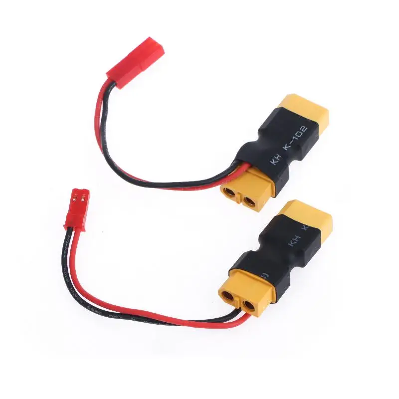 1 個 RC バッテリーリポモデルアクセサリー XT60 オス - メス JST メス/オスインライン電源アダプターリポコネクター