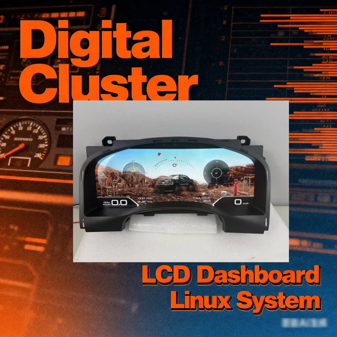 

15.1" Car LCD Digital Cluster Instrument Speedometer Panel for Chevrolet Silverado Tahoe Suburban GMC Yukon Sierra 2007 - 2013