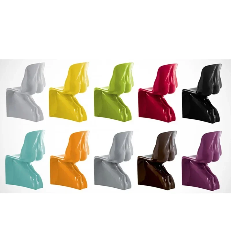 

Creative Personality Dressing Chair Fiberglass Body Shaping Dining Chair Modern Simple French Chair