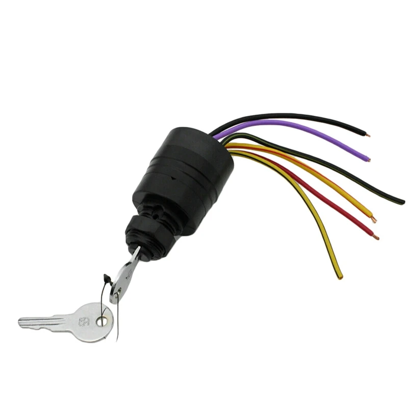 1Set Parts Accessories Fit For Mercury Outboard Ignition Key Switch 6 Wire Replaces 17009A2 Outboard MP41070-2