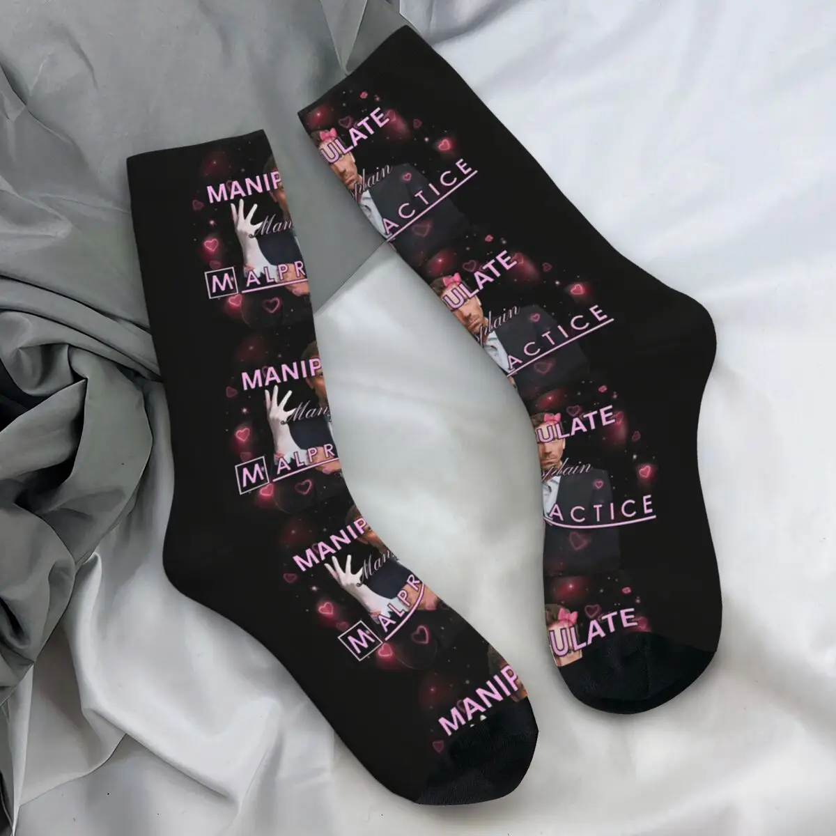 

House MD Manipulate Mansplain Mal Wilhelm Stockings Design Kawaii Носки Осенние противоскользящие носки Мужские теплые мягкие носки для скалолазания