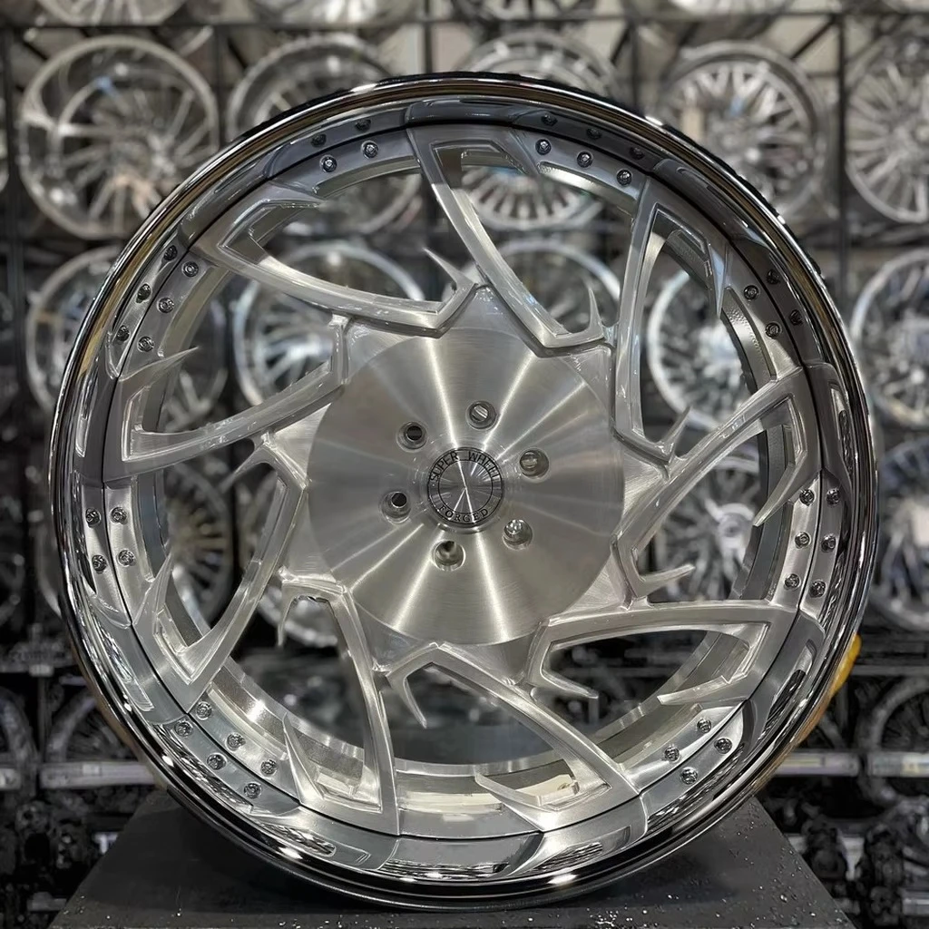 

SW 2025 187 Floating Cap Forged 20-28 2/3-Piece for Impala/Caprice Donk Box Chevy Escalade/Tahoe/Yukon Range Rover G-Class