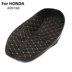 For HONDA ADV160 x-adv160 Motorcycle Accessories PU Rear Trunk Cargo Liner Protector Waterproof Seat Bucket Pad Modification