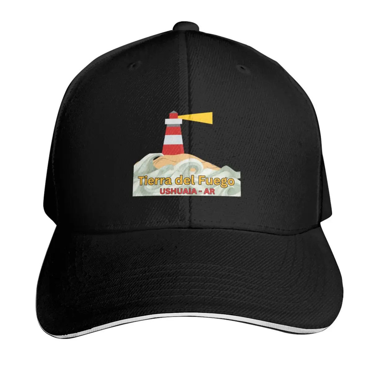 The lighthouse - Ushuaia - Tierra del Fuego Baseball Cap Snapback Flat Bill Strapback Dad Hat Six Panel Structured Crown