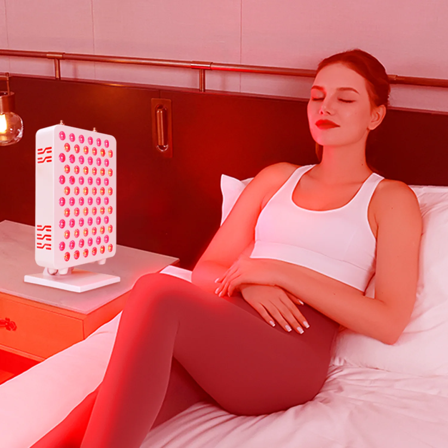 RLPRO100 Red Light Therapy Machine Small LED Design 480/590/630/660/670/810/830/850/1060nm for Body