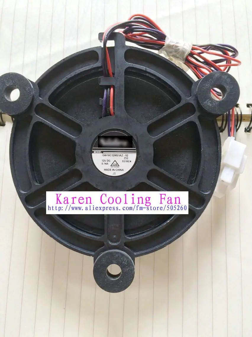 Original GW10C12MS1AZ-52 12V DC 0.14A  for refrigerator cooling fan