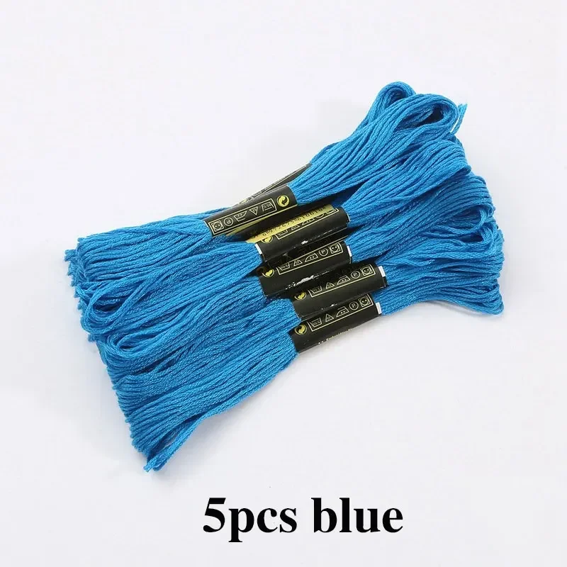 5/8/50/100 Stück Mix Farben Stickgarn Baumwolle Nähen Stränge Regenbogen Baumwolle & Seide Stickgarne für DIY Armbandherstellung