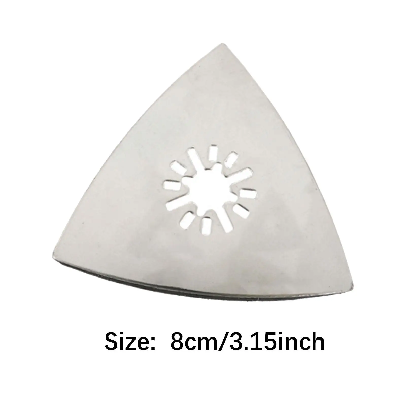 

Multi Sander Pad Triangular Metal Attachment Oscillating Tool Accessory for Tight Corners and Edges
