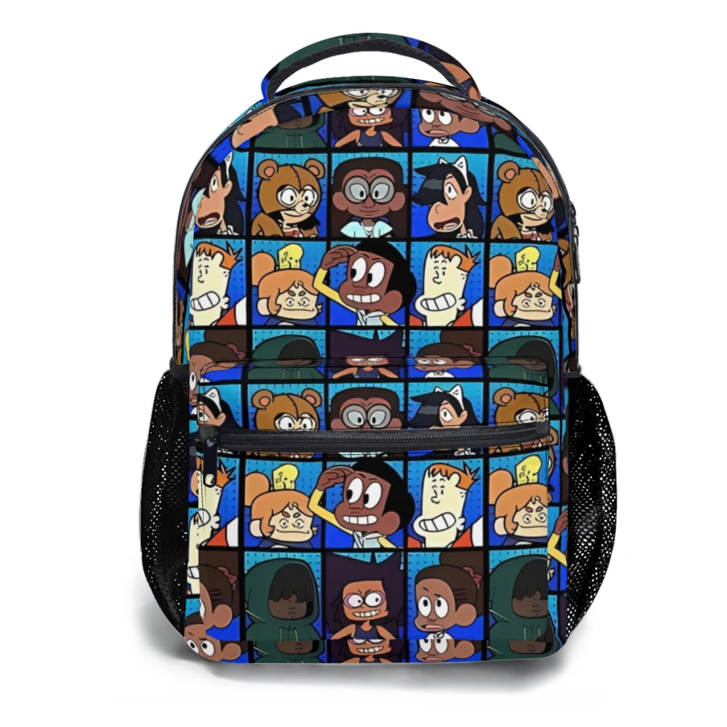 

Craig of the Creek Characters Blue Backpack Backpack Bag Large Capacity Trendy Book Bag Multi-pockets Adjustable 17inch