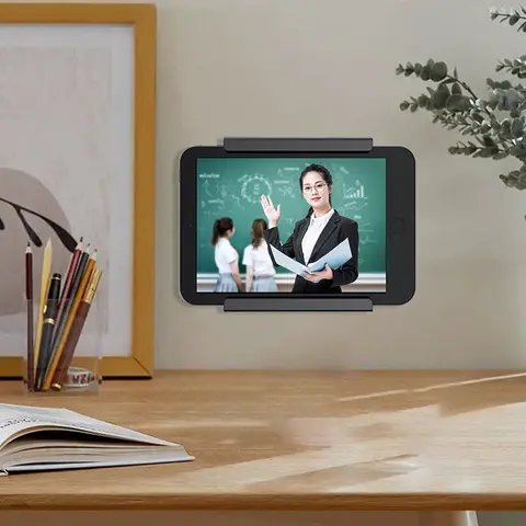st universella väggmonterade surfplattehållare fästa med självhäftande eller skruv för iPad/iPhone 15 14/Samsung/Xiaomi/Lenovo 10 best sales iPad väggfäste med strömförsörjning - №7