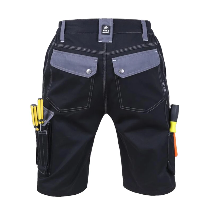 Cargo Short Pants Men Working Short Pants with Multi Pockets Summer Thin Short Trousers Workwear Men Pants Short