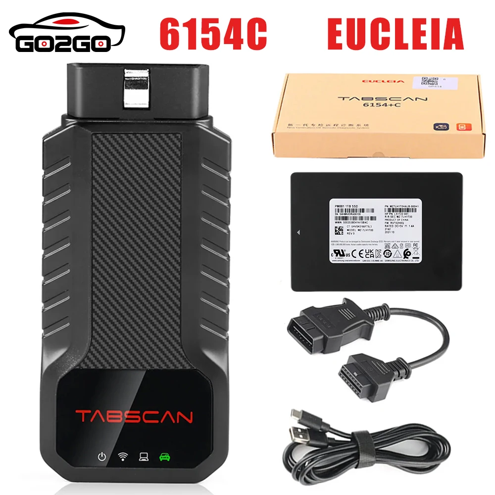 

Best quality Tabscan Eucleia 6154C OBD2 Diagnostic Tool for VW Support ECU Coding J2534 PDU DOIP Protocols Replace of SVCI 6154A