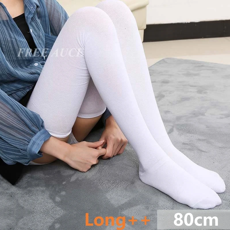 Tall Women Stockings Plus Long Socks Thigh High Stocking Woman Lengthened Knee High Sock