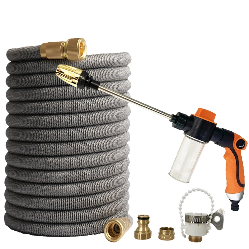 

Садовая удлинительная водопроводная труба высокого давления, регулируемый водяной пистолет для очистки, разъем 1/2, используется для орошения сада, мойки автомобилей