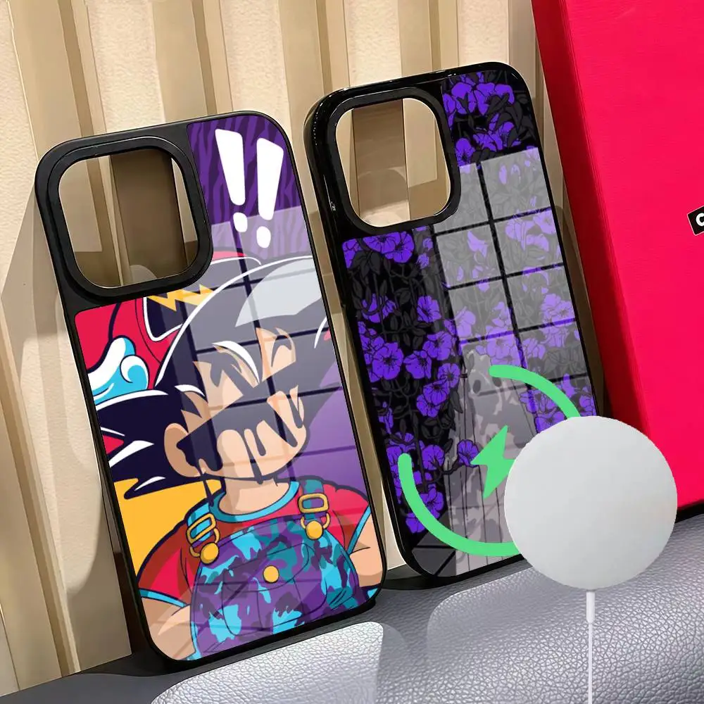 

Japanese Style Art Japan Phone Case Phone Case For Iphone 16 15 14 12 11 13 Pro Max Mini Puls Magnetic Glass Cover