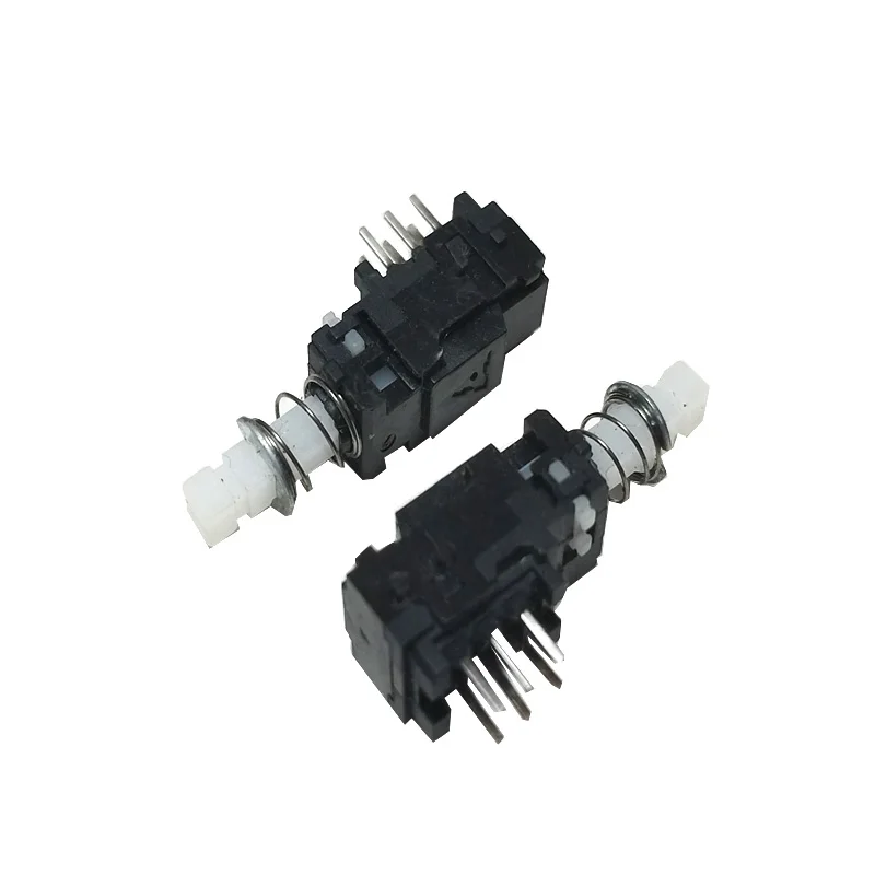 2pcs orginal stock push self-locking switch without lock momentaryvertical 6-pin reset switch without lock momentary