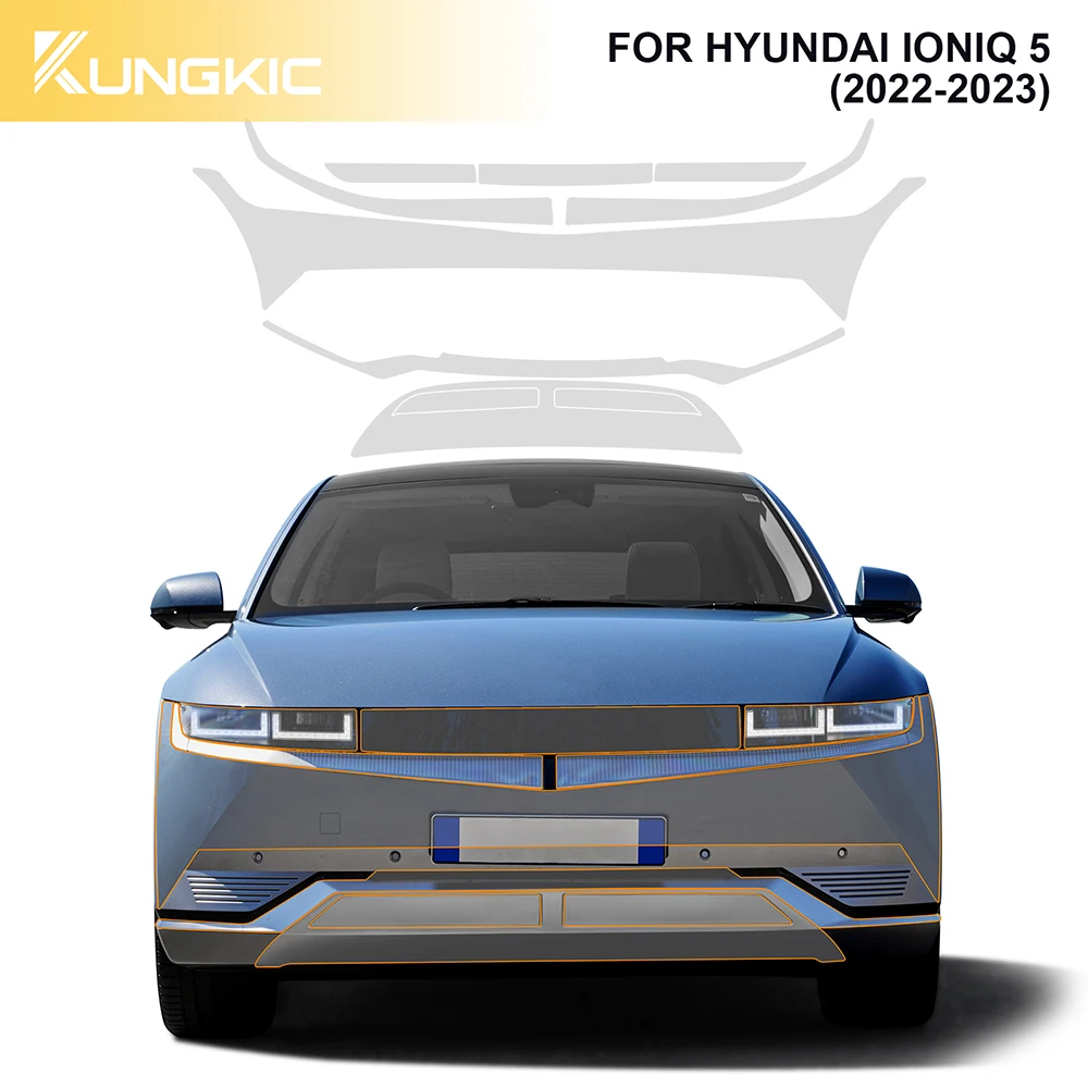 for Hyundai IONIQ 5 2022 2023 Car Exterior PPF Paint Protection Film Tpu Transparent Protective Film Anti-Scratch Stickers