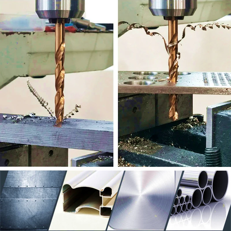 Cobalt Twist Drill Bit 1-13mm High Speed Steel M35 Stainless Steel Drilling Toola Metal Aluminum Iron Wood Hole Opener Reamer