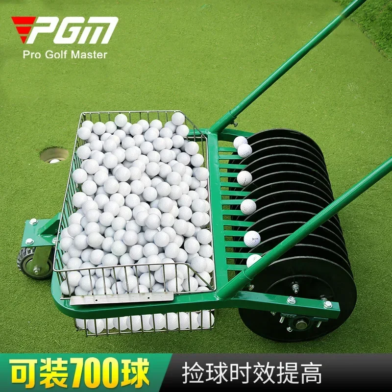 

PGM Golf Driving Range Supplies 13 Hand Push Pickup Machine GOLF Driving Range Equipment Ball Car Accessories
