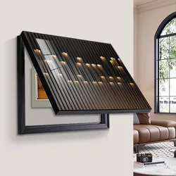 Modern luxury electric meter box decorative painting abstract hanging painting 2024 new distribution box switch box electric met